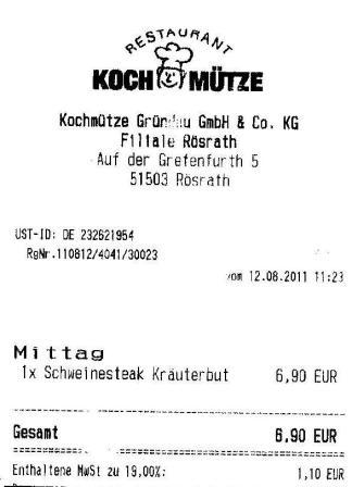 adth Hffner Kochmtze Restaurant